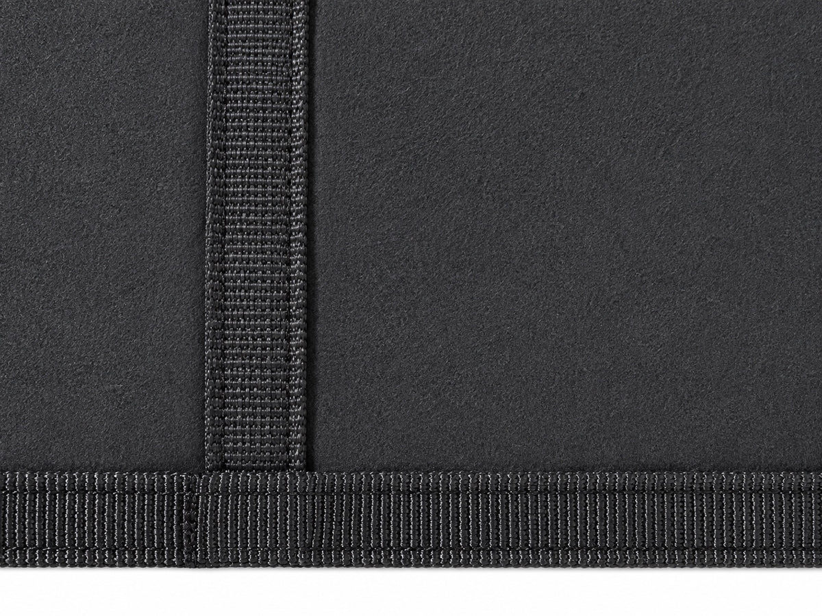 Macro view of VDPS binding, fold line and stitched webbing