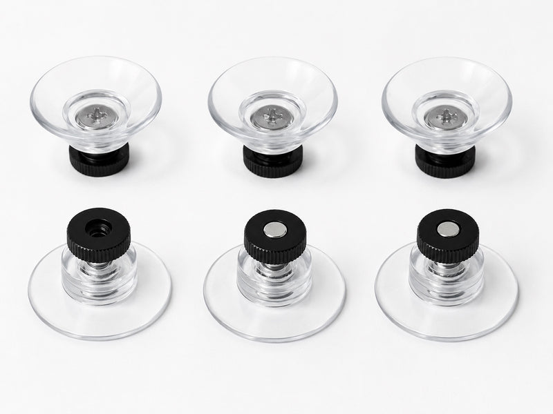 Six removable VDPS suction cups